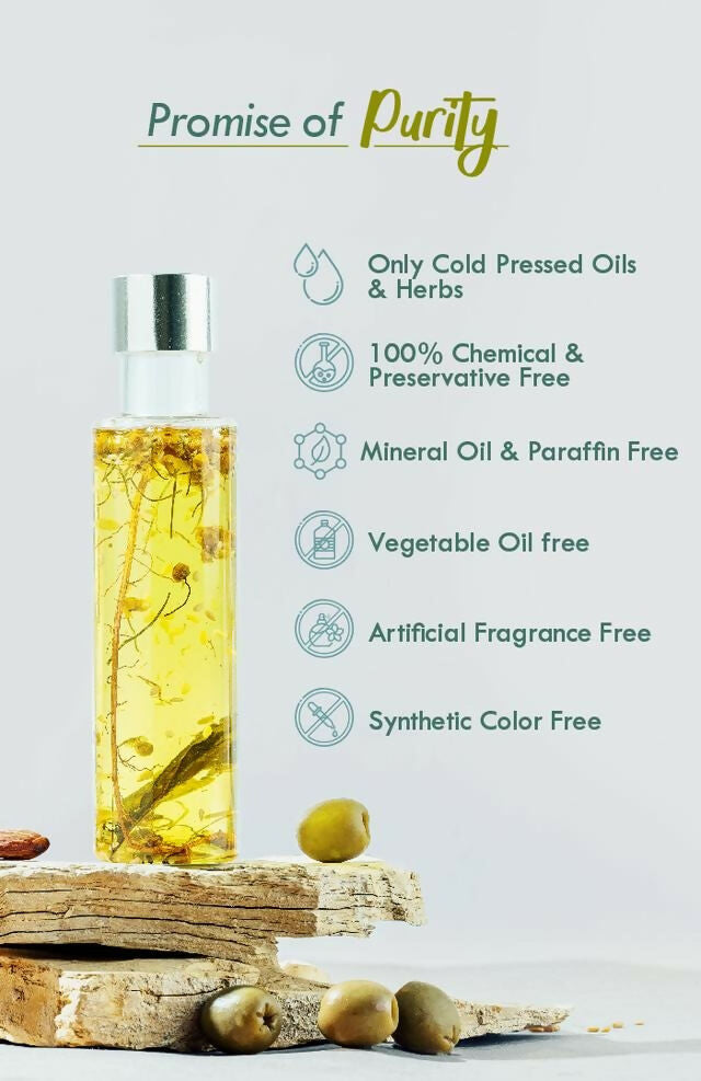 Nat Habit Olive Almond Vit-E Winter Hair Oil - Distacart