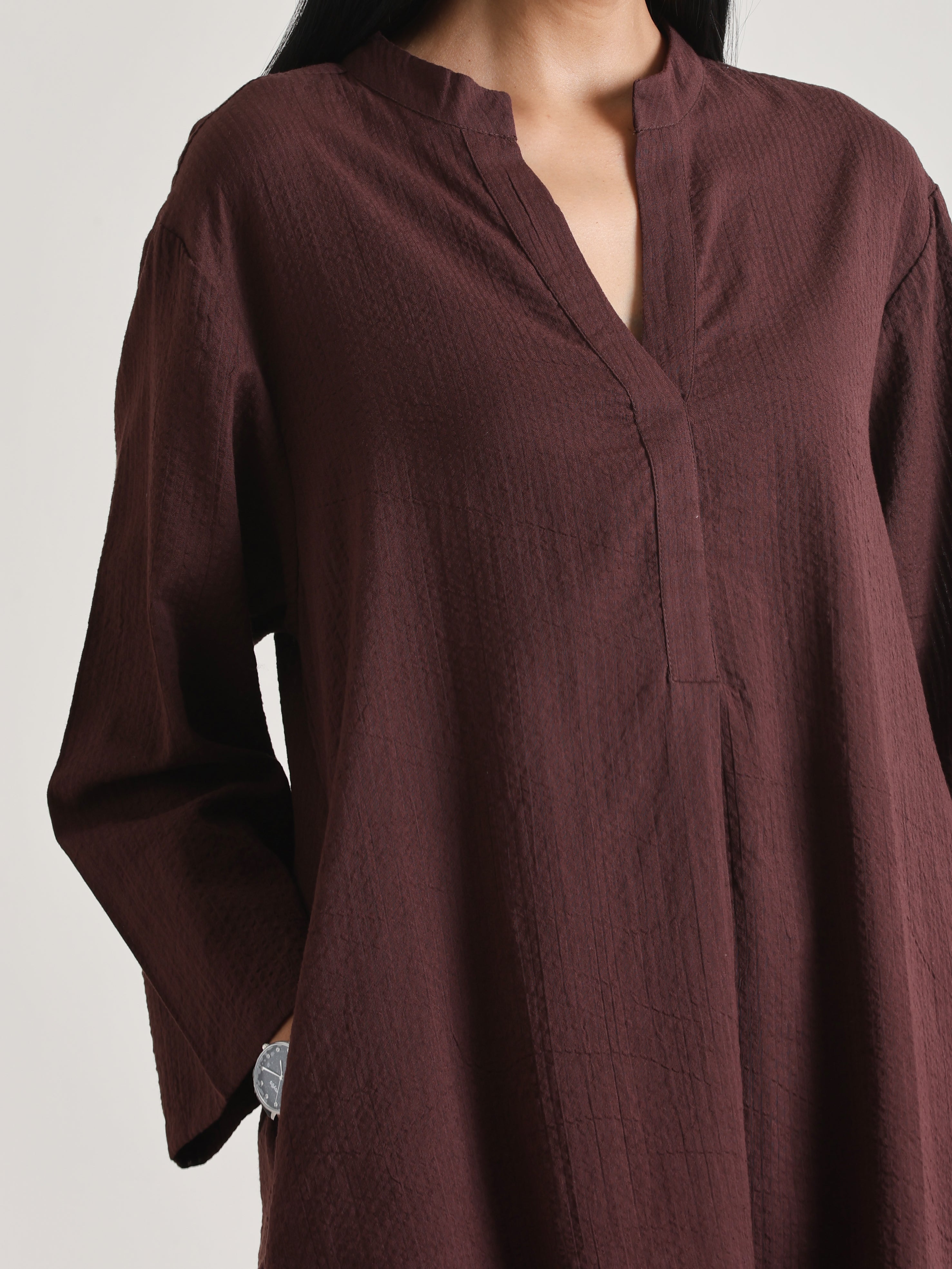 trueBrowns Cola Brown Relaxed Fit Co-Ord Set - Distacart