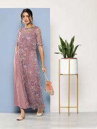 Thumbnail for Ahalyaa Printed Waist Tie-Ups Basic Jumpsuit - Distacart