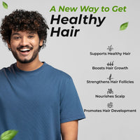 Thumbnail for Health Veda Organics Advance Hair Vitamin with DHT Blocker & Biotin Capsules - Distacart