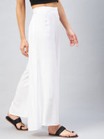 Thumbnail for InWeave Solid White Palazzo - Distacart