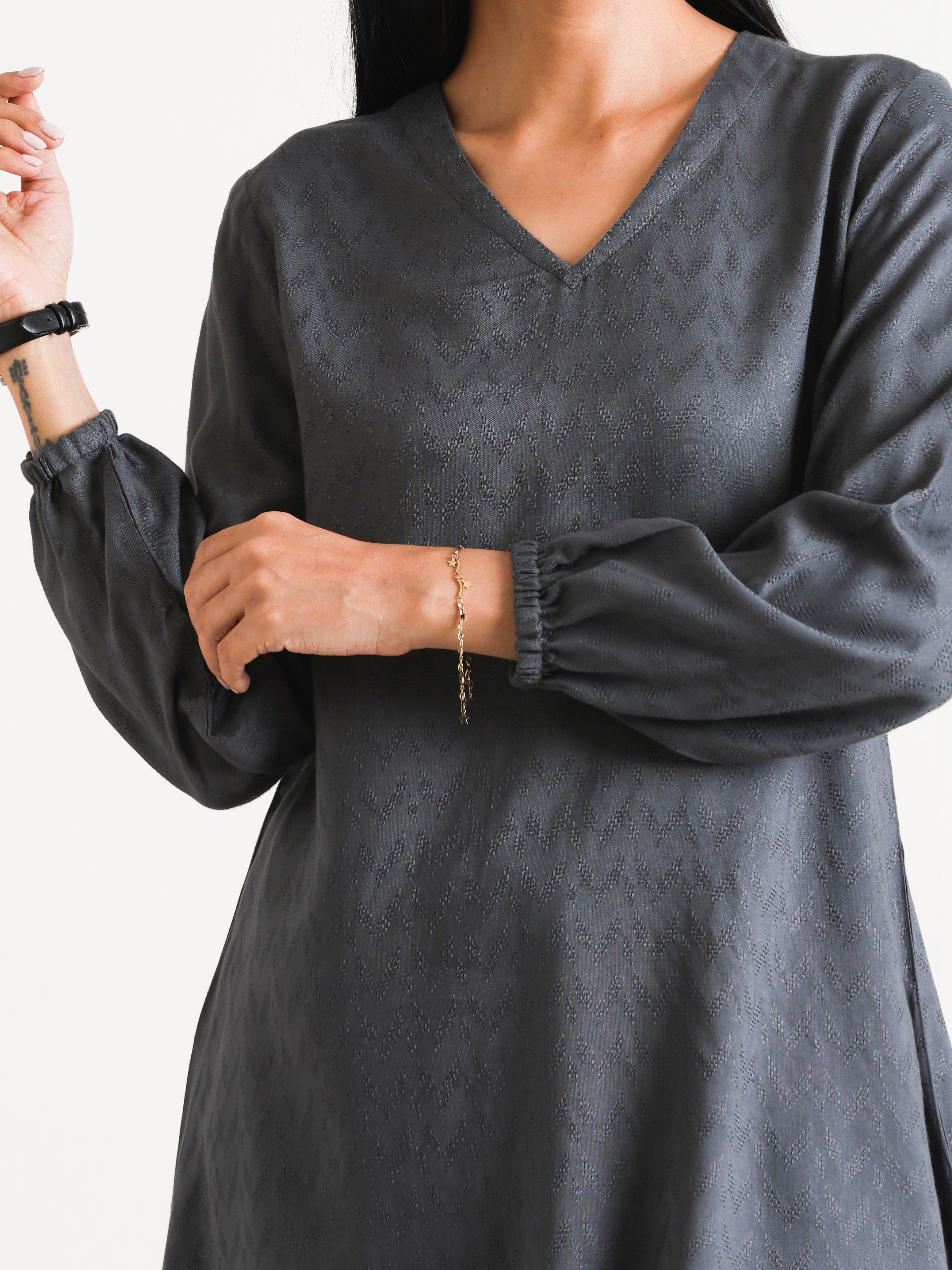 trueBrowns Grey Short Co-Ord Set - Distacart