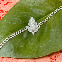 Thumbnail for trueBrowns 925 Sterling Silver Lord Ganesh Idol Silver Chain Rakhi