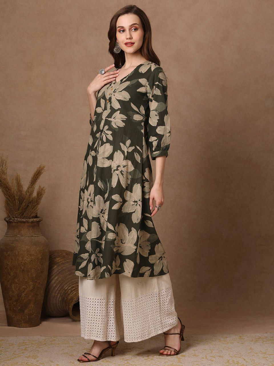 NOZ2TOZ Women's Stylish Rayon Knee Length Kurti - Distacart