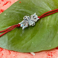 Thumbnail for trueBrowns 925 Sterling Silver Lord Shiva Trishul Thread Rakhi