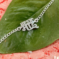 Thumbnail for trueBrowns 925 Sterling Silver Best Bhai Silver Chain Rakhi