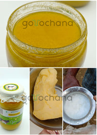 Thumbnail for Gorochana 100% Source Traceable Desi Malnad Gidda A2 Full Moon Day Bilona Cow Ghee - Distacart