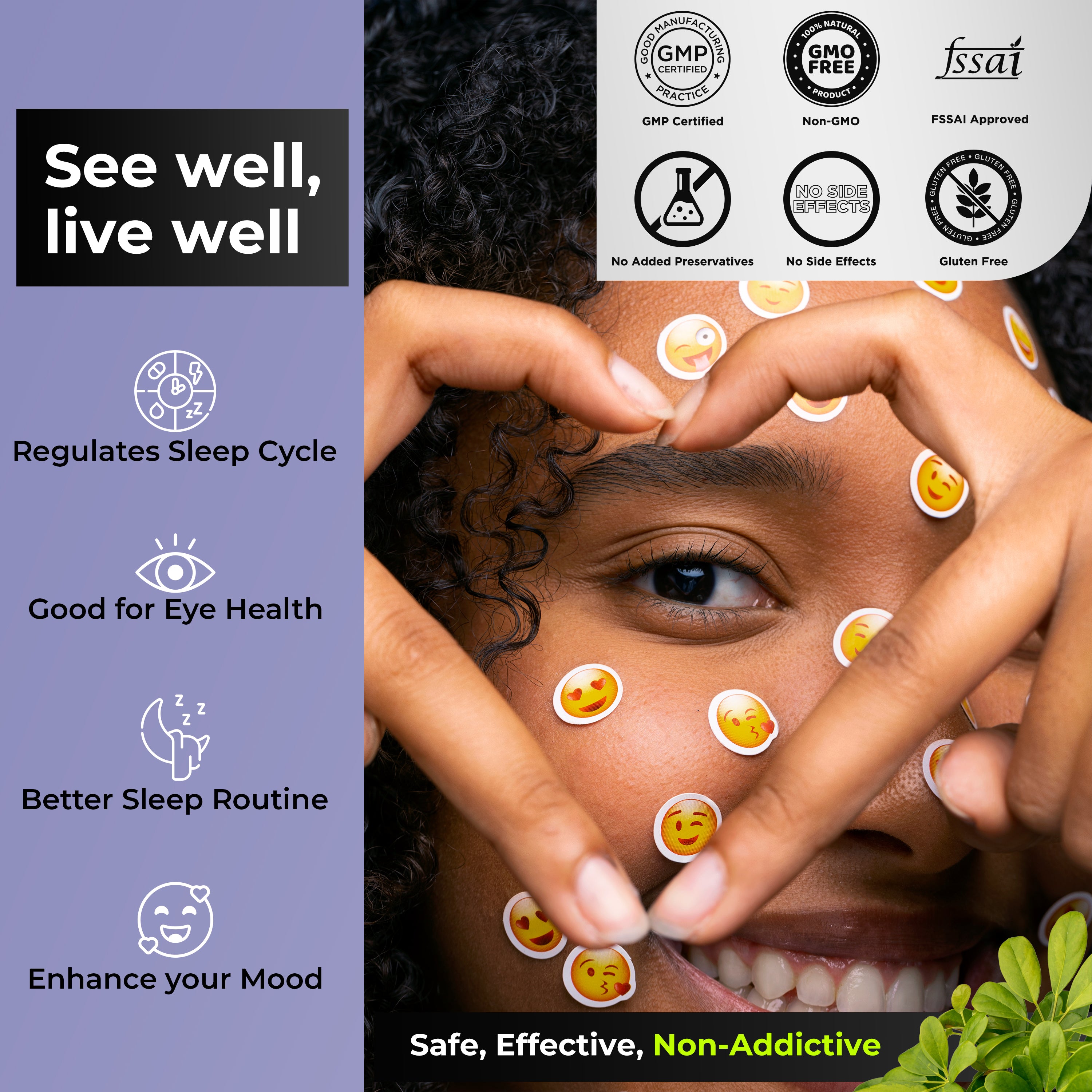 Health Veda Organics Plant Based Eye Care Supplements Tablets - Distacart