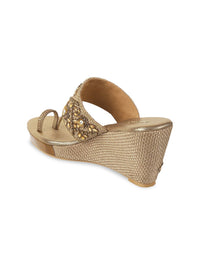 Thumbnail for Metro Embellished Wedge Heels