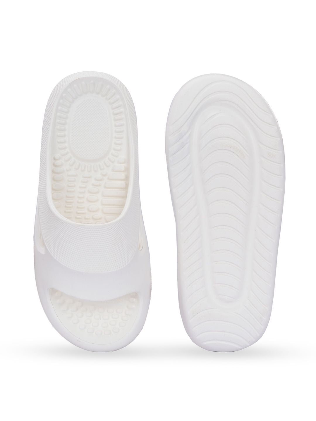 Roadster The Lifestyle Co. Men White Ortholite Comfortable Cushion Sliders