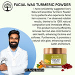 Thumbnail for Ivory Natural Facial Wax Powder With Turmeric - Natural Facial Hair Removal Wax For Instant Skin Brightening - Distacart