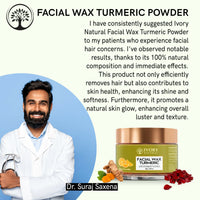 Thumbnail for Ivory Natural Facial Wax Powder With Turmeric - Natural Facial Hair Removal Wax For Instant Skin Brightening - Distacart