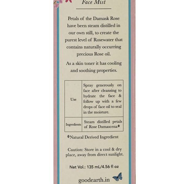 Amritam by Good Earth Damask Rosewater Face Toner