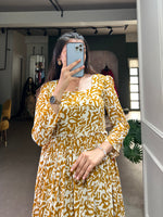 Thumbnail for Lorenvalley Mustad Georgette Printed Gown - Distacart