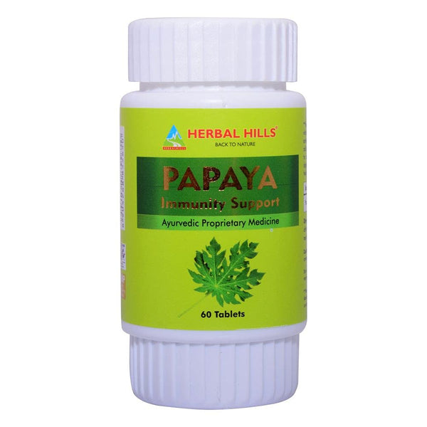 Herbal Hills Papaya Immunity Support Tablets - Distacart