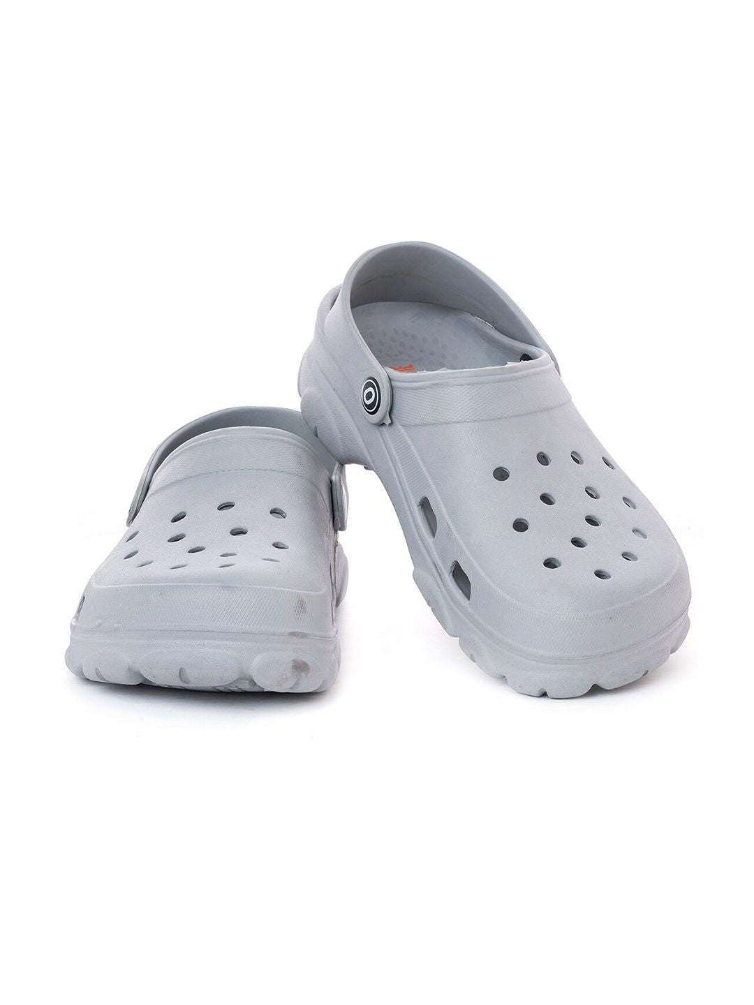 Khadims Men Grey Clogs Sandals