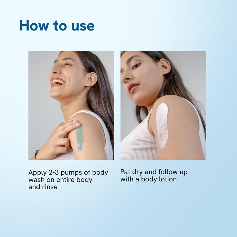 BeBodywise 1% Salicylic Acid Body Wash and 10% Niacinamide Body Lotion