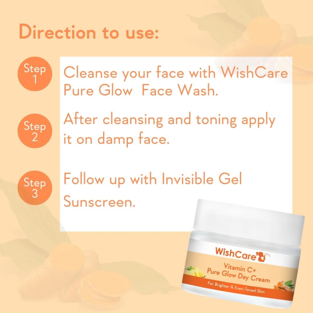 Wishcare Vitamin C+ Pure Glow Face Cream - Distacart