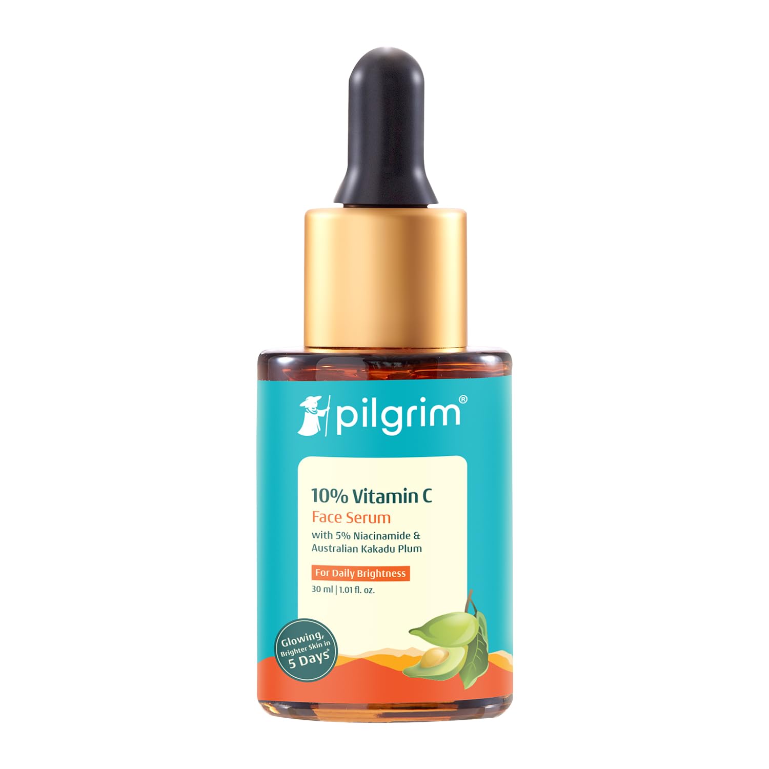 Pilgrim 10% Vitamin C Face Serum For Daily Brightness 5% Niacinamide - Distacart