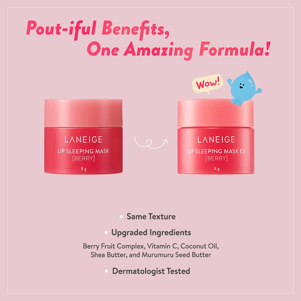 Laneige Lip Sleeping Mask EX - Berry - Korean skincare - Distacart
