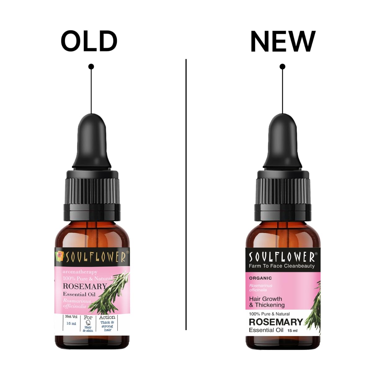 Soulflower Rosemary Oil for Healthy Hair and Shiny Skin - Distacart