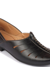 Thumbnail for FAUSTO Men Textured Laser Cut Lightweight Mojaris