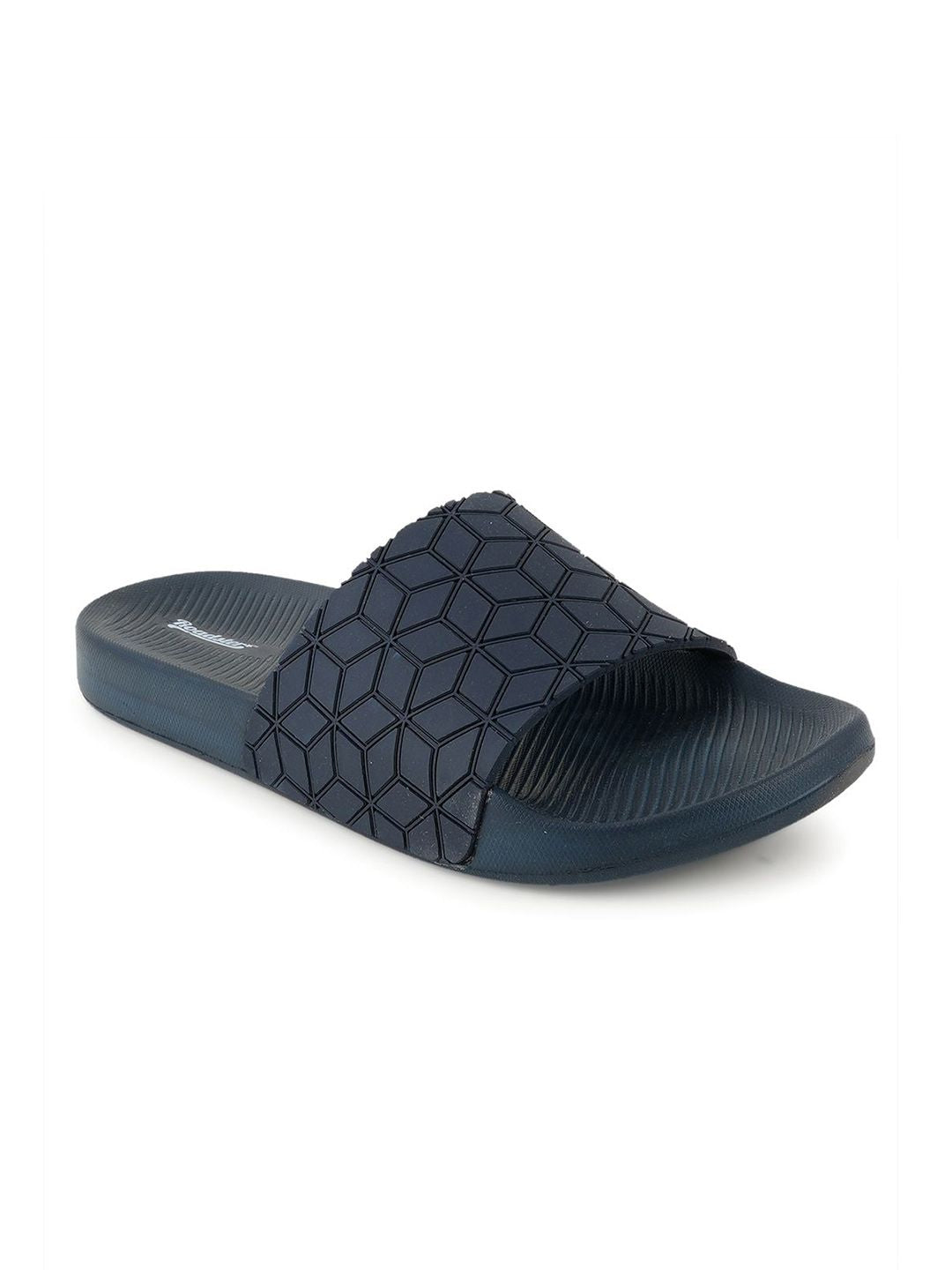 Roadster The Lifestyle Co. Men Navy Blue Printed Sliders