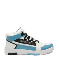 Thumbnail for ASIAN Men Trazan Mid Top Colourblocked Lightweight Comfort Insole Basics Sneakers