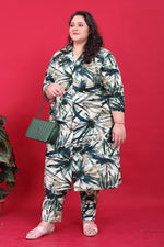 Thumbnail for Monjolika Fashion Black Colour Rayon Floral Print Classic Co-Ord Set