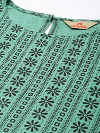 Thumbnail for Anouk Ethnic Motifs Printed Straight Kurta with Palazzos - Distacart