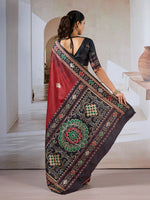 Thumbnail for Monjolika Fashion Maroon Weaving Handloom Silk Blend Designer Saree
