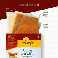 Thumbnail for Ez Chef's Ambur Biryani Kit - Ambur's Famous Biryani - Distacart