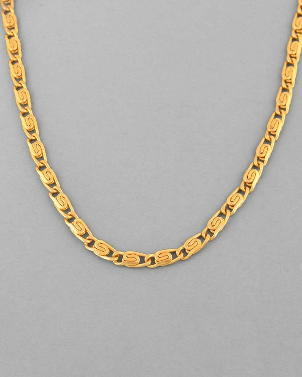 VOJ Gold-Plated Statement Chain - Distacart