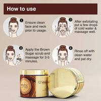 Thumbnail for Aaryanveda Arganic Moroccan Argan Brown Sugar Scrub & Massage Cream