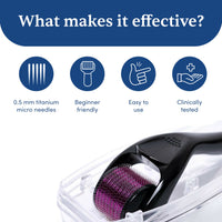 Thumbnail for Man Matters Derma Roller with 540 Titanium Alloy Micro Needles 0.5 mm