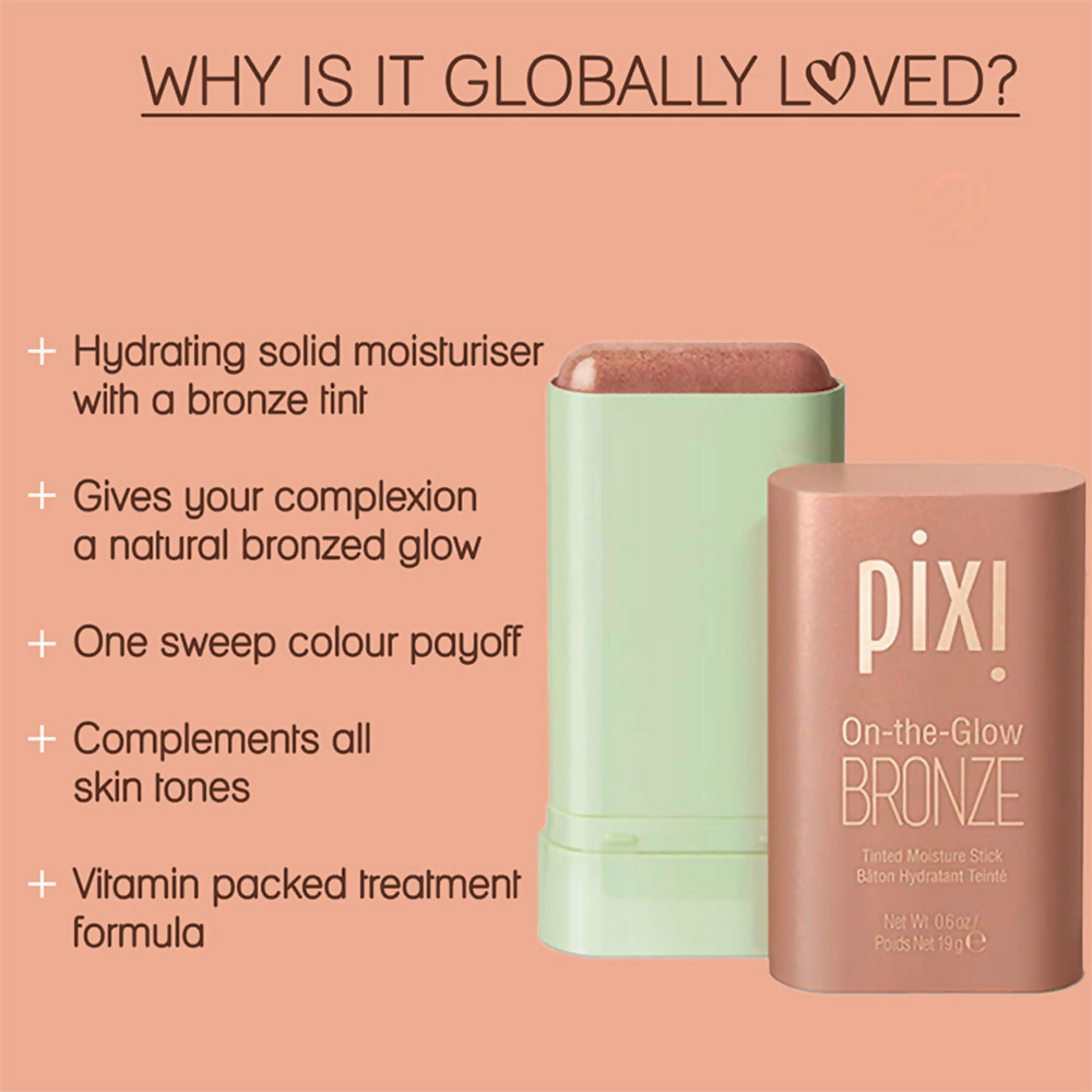 PIXI On The Glow Bronzer - Soft Glow - Distacart