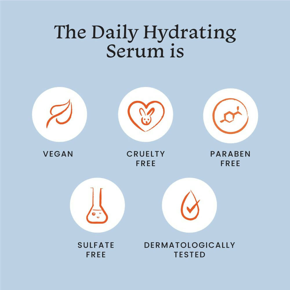 Foxtale Daily Hydrating Serum With Hyaluronic Acid - For Plump & Glowing Skin