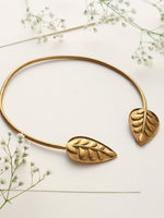 Thumbnail for trueBrowns Brass Leaf Contemporary choker - Distacart