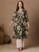 Thumbnail for NOZ2TOZ Women's Stylish Rayon Knee Length Kurti - Distacart