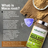 Thumbnail for Health Veda Organics Maca Root Capsules - Distacart