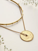 Thumbnail for trueBrowns Brass Circular Layererd Necklace - Distacart