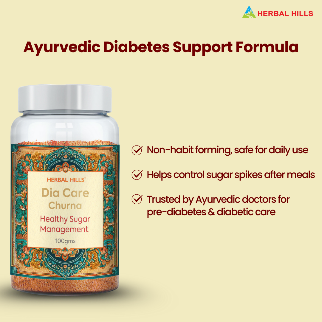 Herbal Hills Ayurveda Dia Care Churna - Distacart
