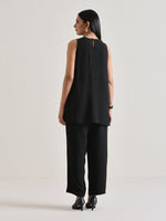 Thumbnail for trueBrowns Black Sleeveless Co-Ord Set - Distacart