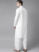 Thumbnail for Fabmade White Pathani Suit - Distacart