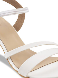 Thumbnail for Metro Women White Solid Kitten Heels