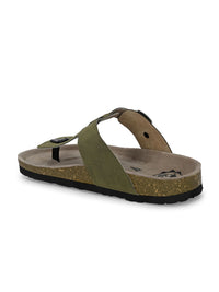 Thumbnail for Roadster The Lifestyle Co. Men Green Slip-On Comfort Sandals