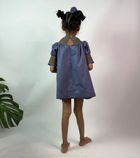 Thumbnail for ArthLife Indigo Smocked Dress - Distacart