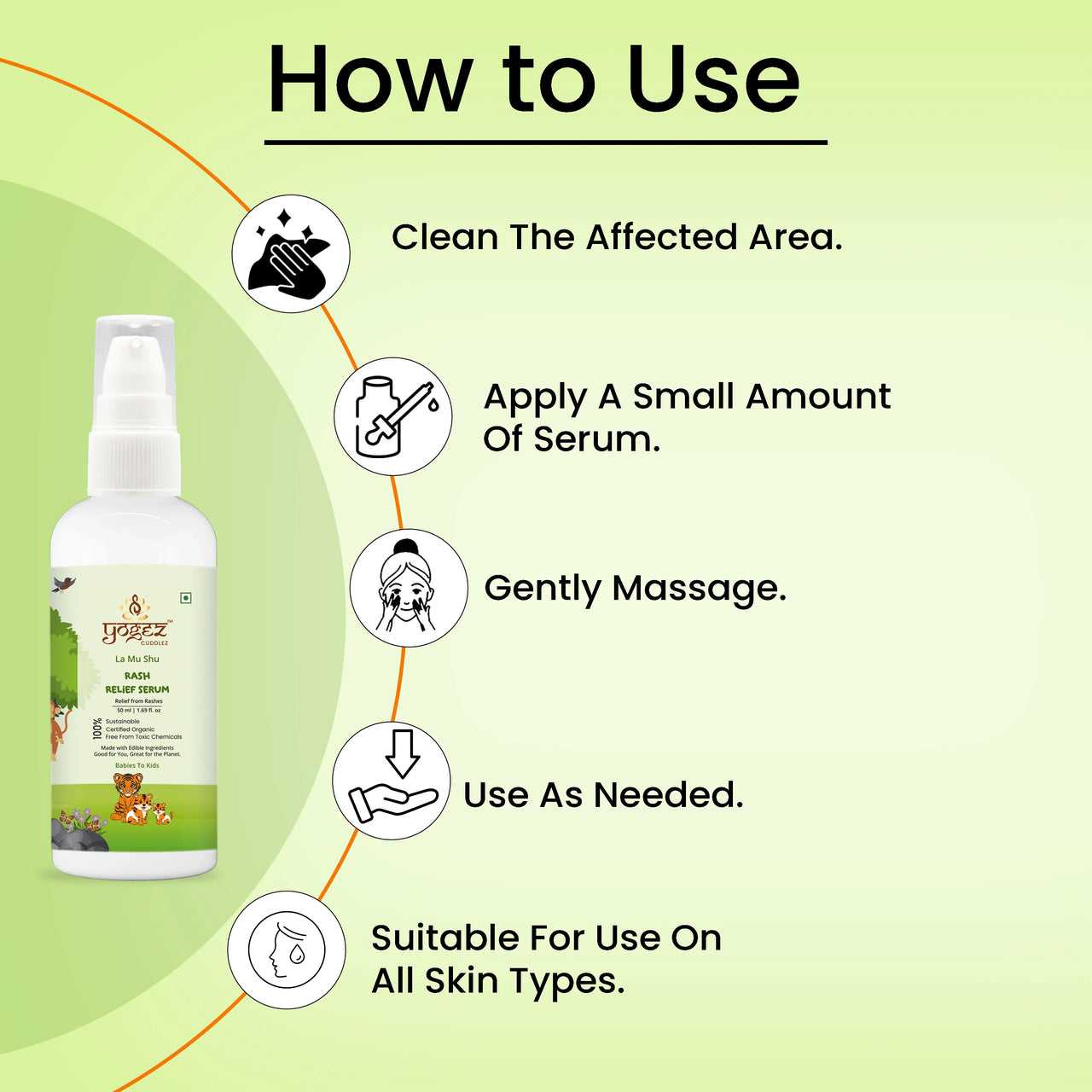 Yogez La Mu Shu Rash Relief Serum