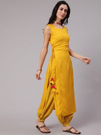 Thumbnail for Aks Sleeveless High-Slit Kurta - Distacart