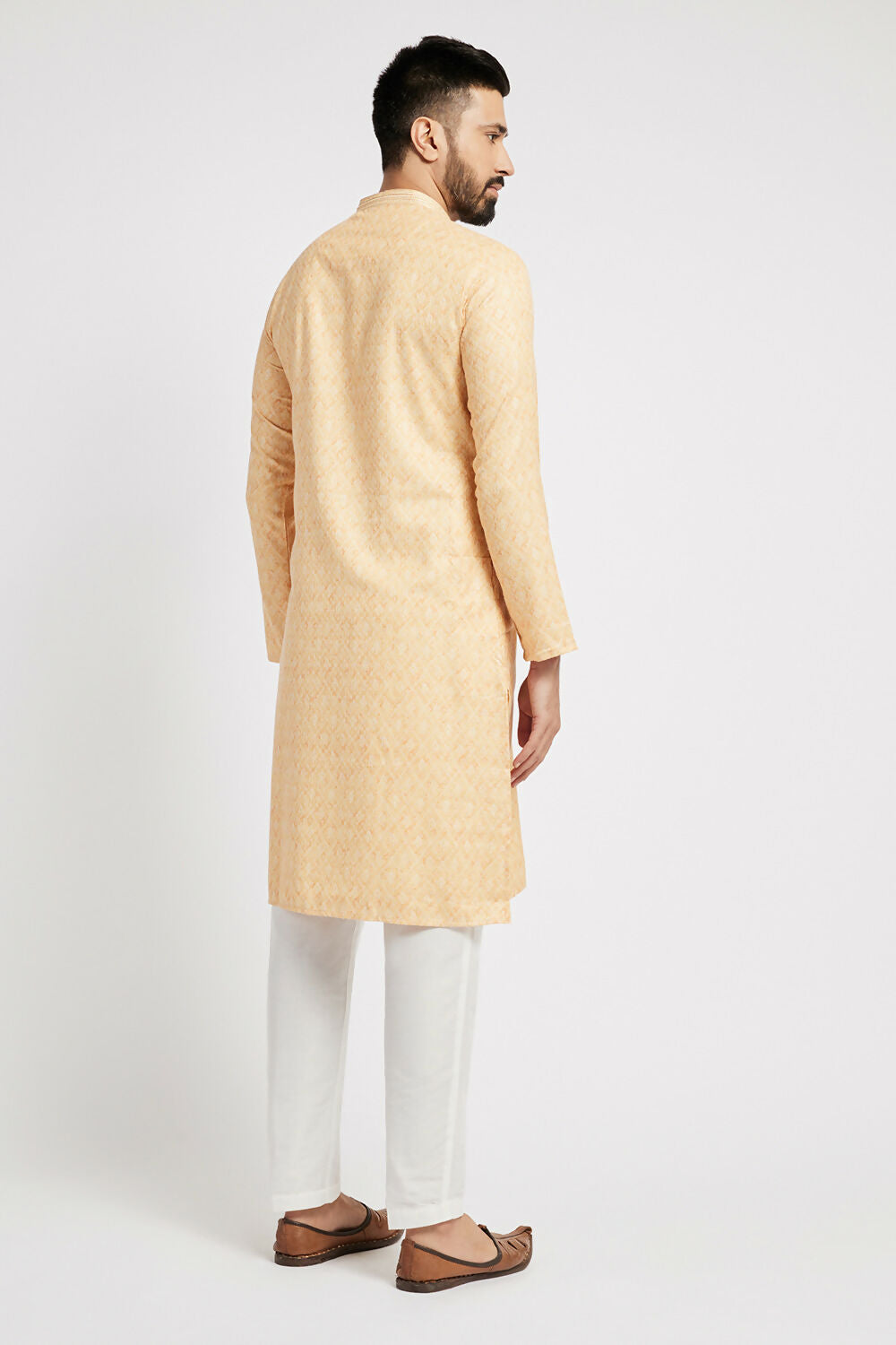 Ethnic India Yellow Men's Kurta - Distacart
